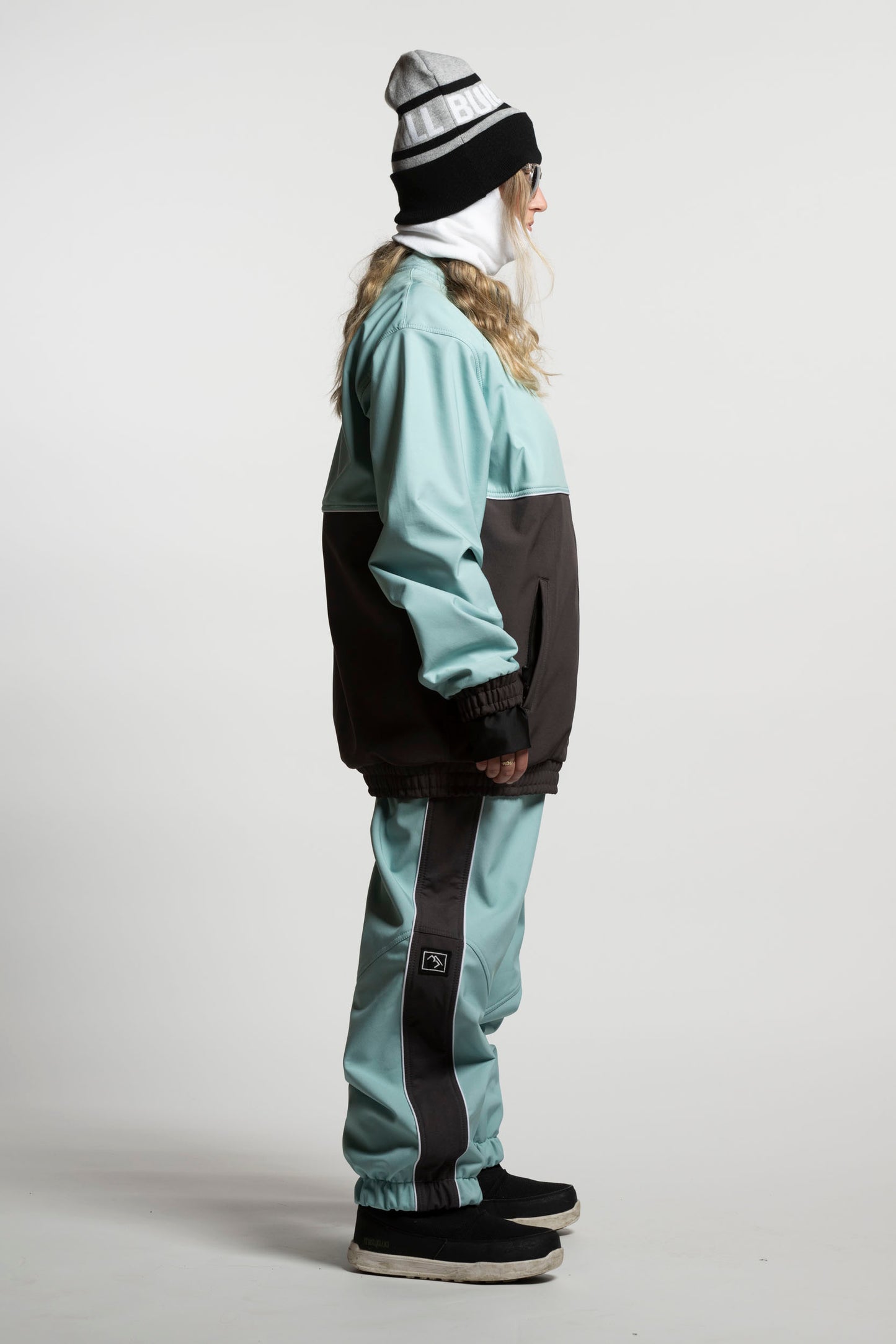 Baseline Trackpants - Mint and Charcoal