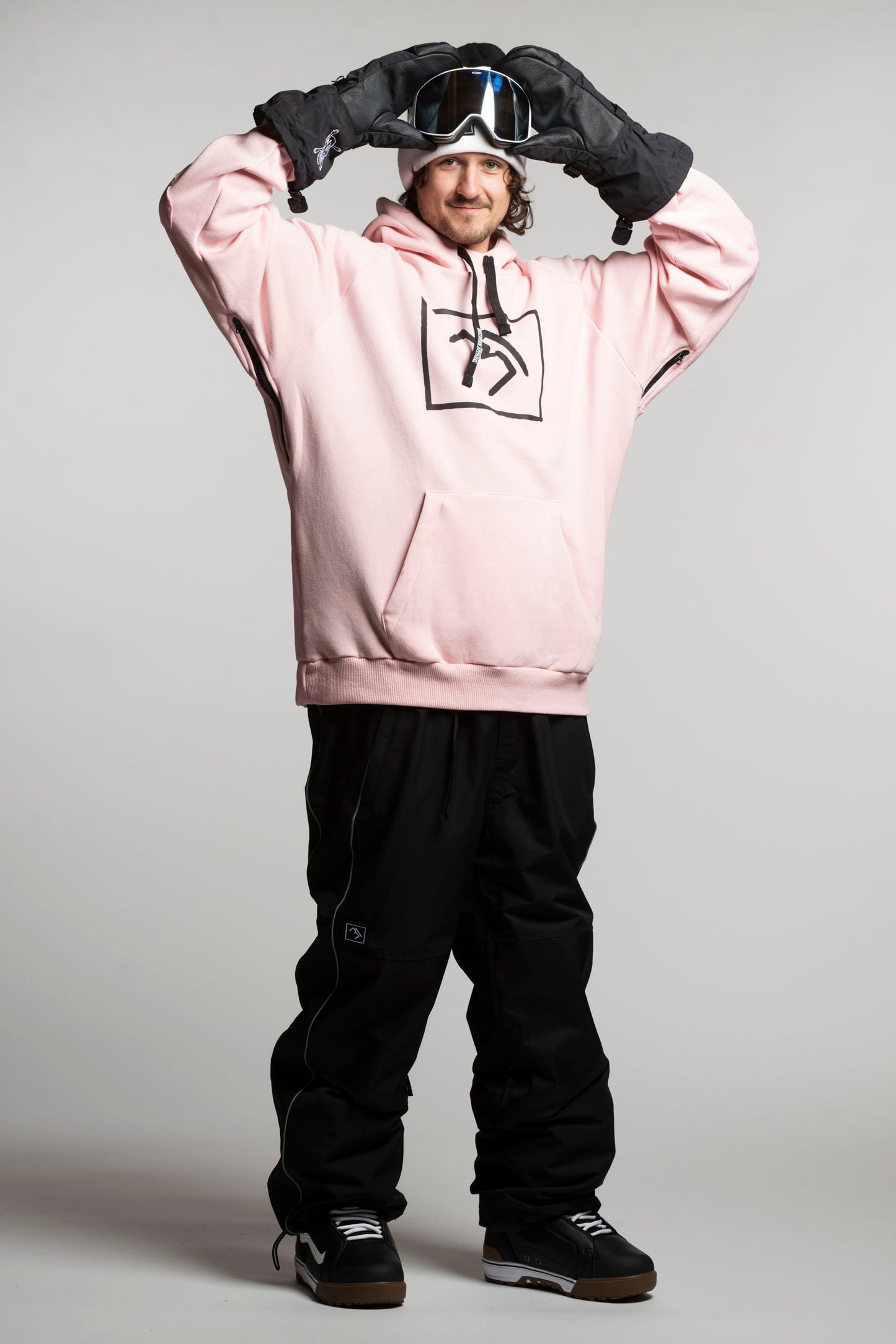 Shredduh 2.0 Snowboard Hoodie - Daybreak Pink