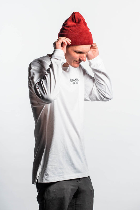 Brand Long sleeve - White - brethrenapparel
