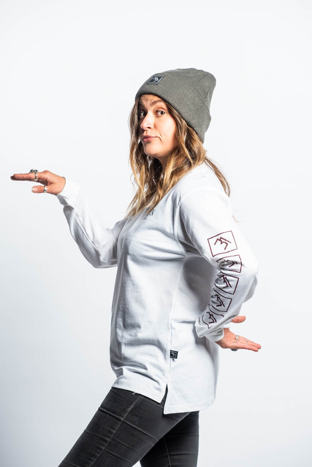 Brand Long sleeve - White - brethrenapparel