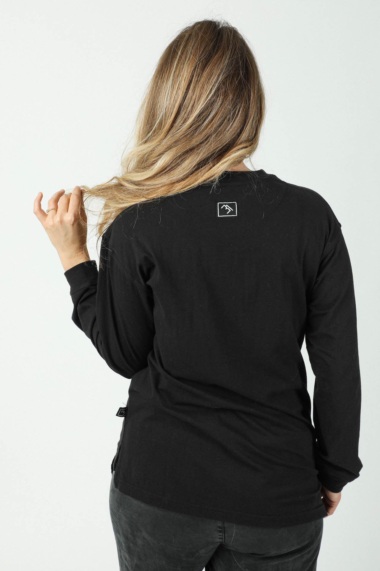 Staple Tee - Long sleeve Black