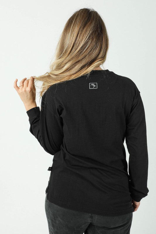 Staple Tee - Long sleeve Black