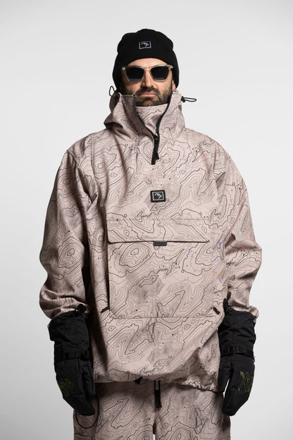 Access Anorak - Contour Print