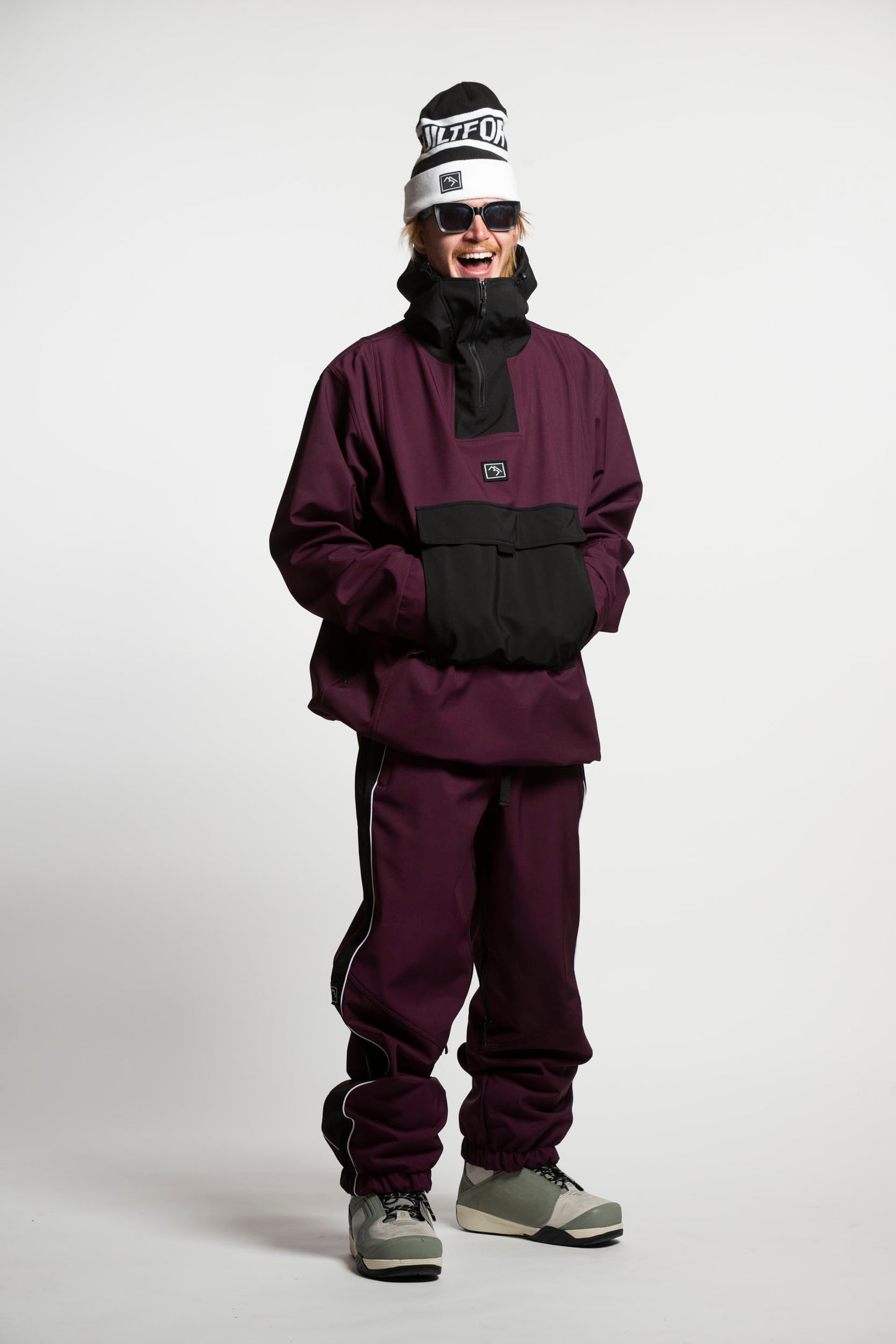 Access Anorak - Malbec and Black