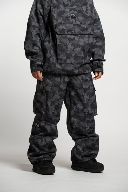 Access Cargo Pants - Black Camo
