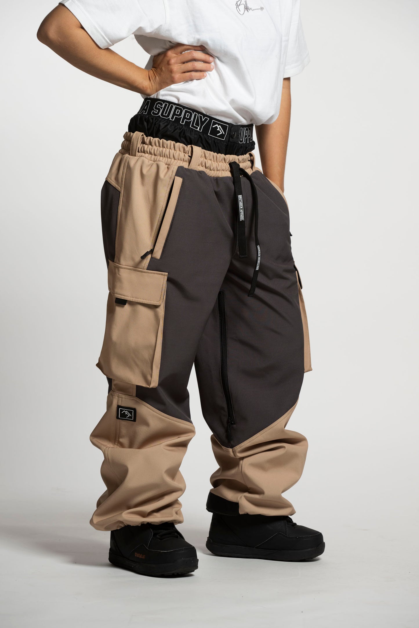 Access Cargo Pants - Dunes and Charcoal