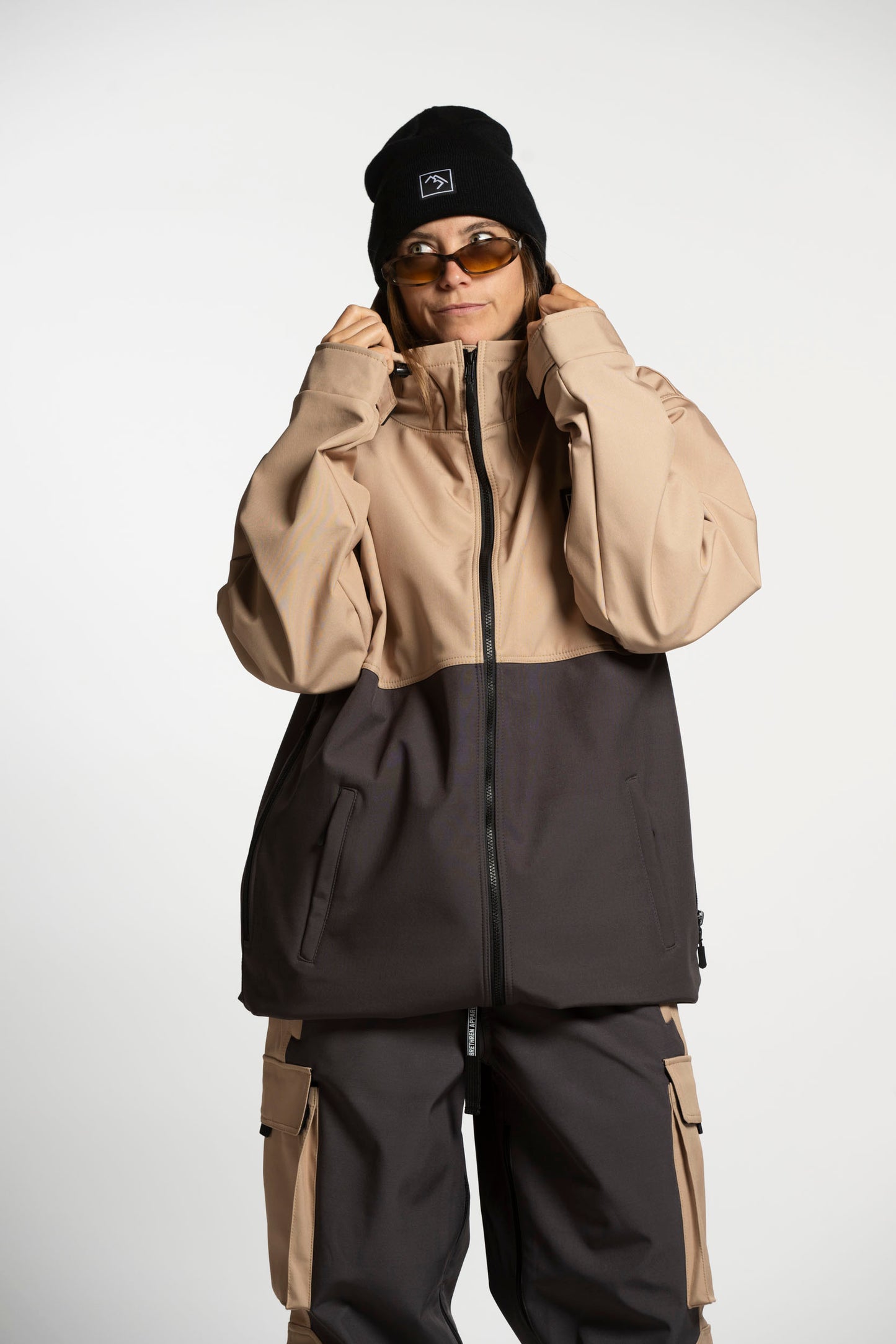 Access Full Zip Jacket - Dunes and Charcoal