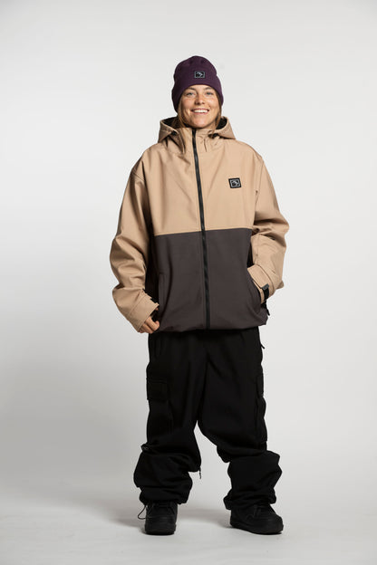 Access Full Zip Jacket - Dunes and Charcoal