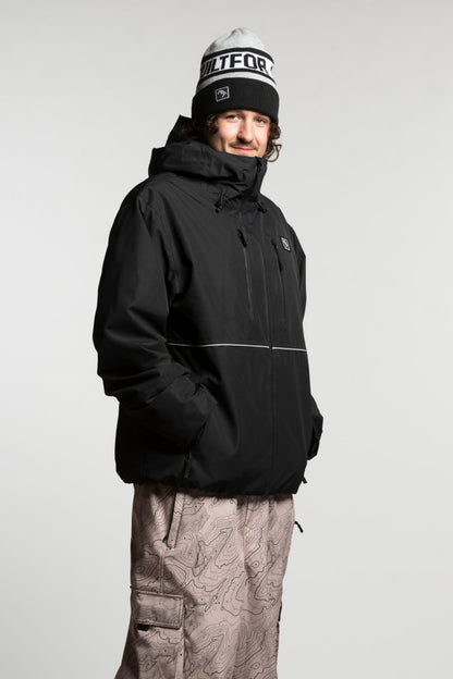 Black snowboard jacket