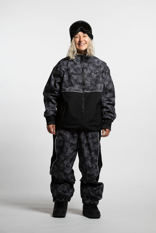Baseline Full Zip - Black Camo