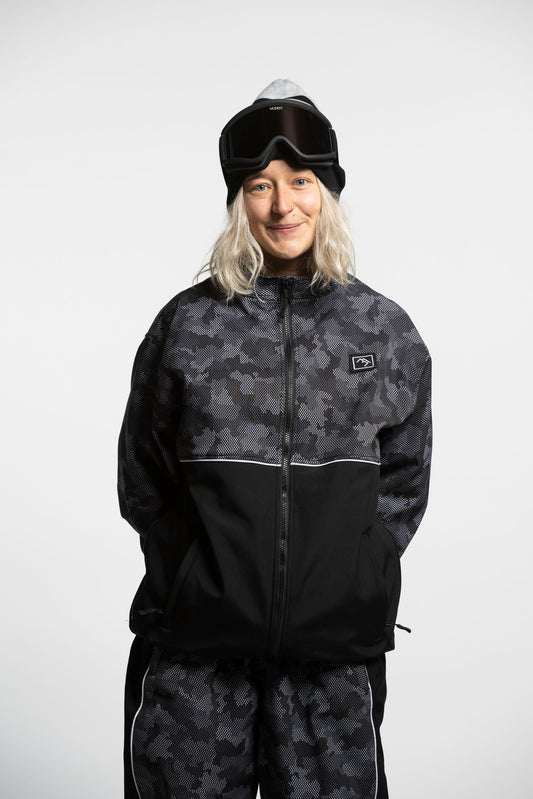Baseline Full Zip - Black Camo