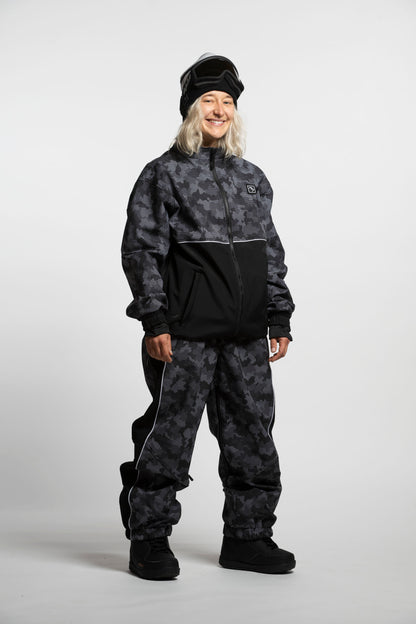 Baseline Full Zip - Black Camo