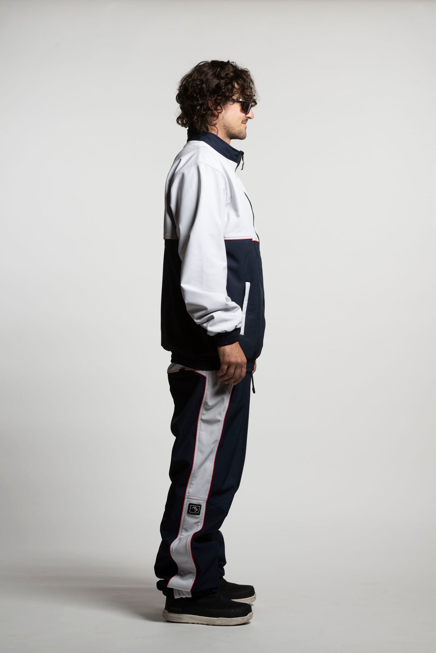 Baseline Trackpants - Midnight Blue and Bone