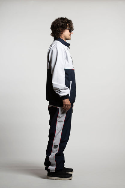 Baseline Trackpants - Midnight Blue and Bone