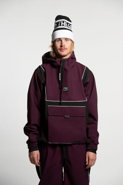 Baseline Pullover - Malbec and Black