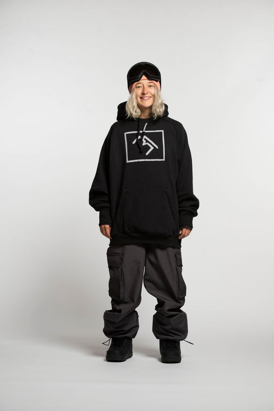 M.G. Snowboard Hoodie - Darkside Black