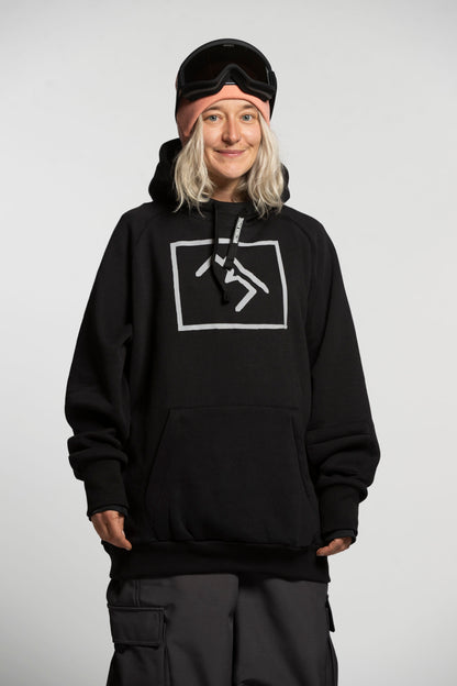 M.G. Snowboard Hoodie - Darkside Black