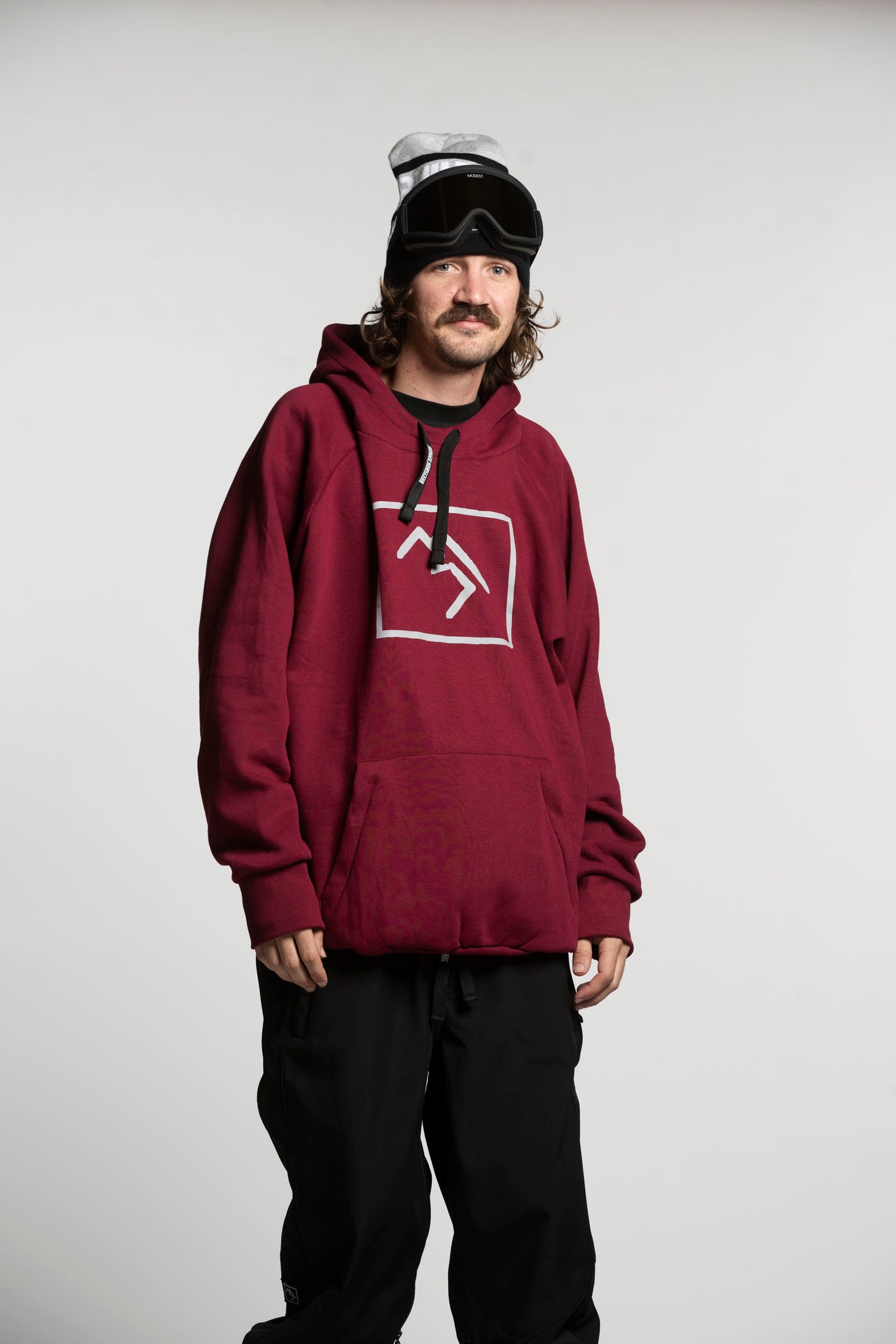 M.G. Snowboard Hoodie - Malbec