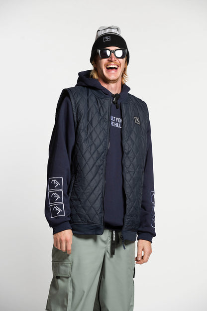 Quilted Gillet - Navy
