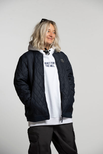 Quilted Jacket - Navy