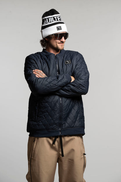 Quilted Jacket - Navy