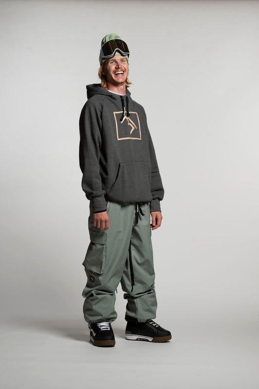 Shredduh 2.0 Snowboard Hoodie - Charcoal