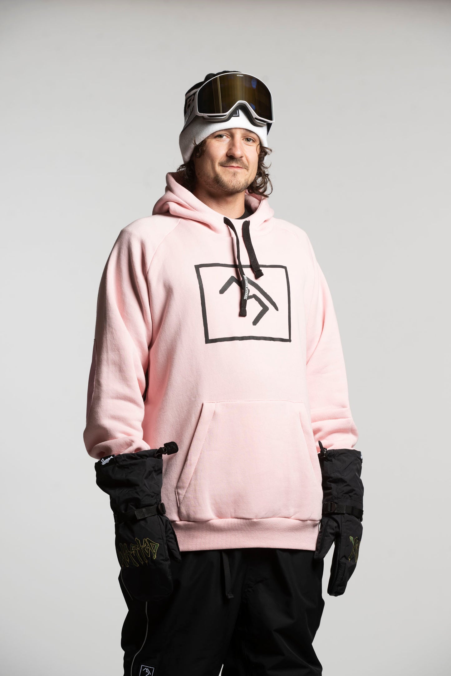 Shredduh 2.0 Snowboard Hoodie - Daybreak Pink