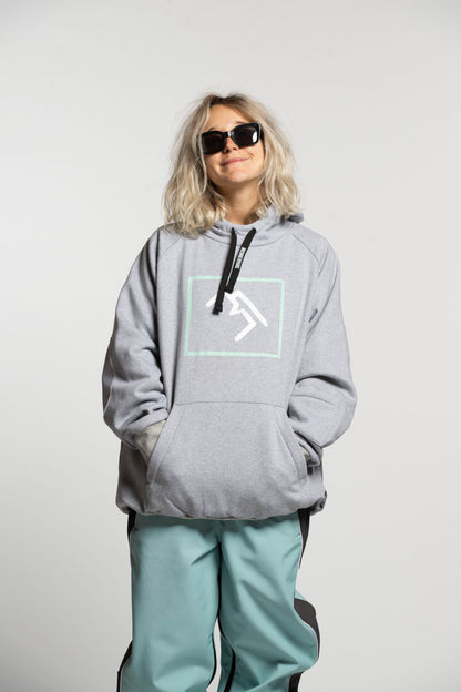 Shredduh 2.0 Snowboard Hoodie - Heather Grey