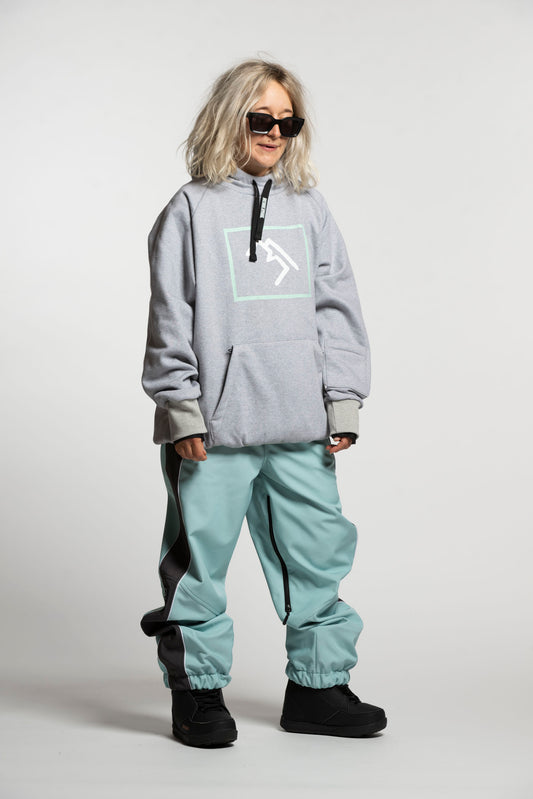 Shredduh 2.0 Snowboard Hoodie - Heather Grey
