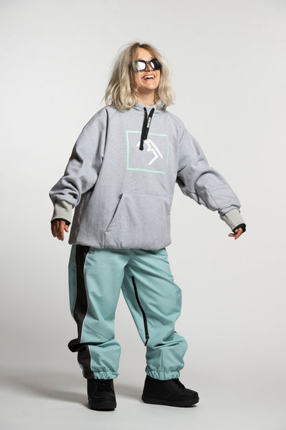 Shredduh 2.0 Snowboard Hoodie - Heather Grey