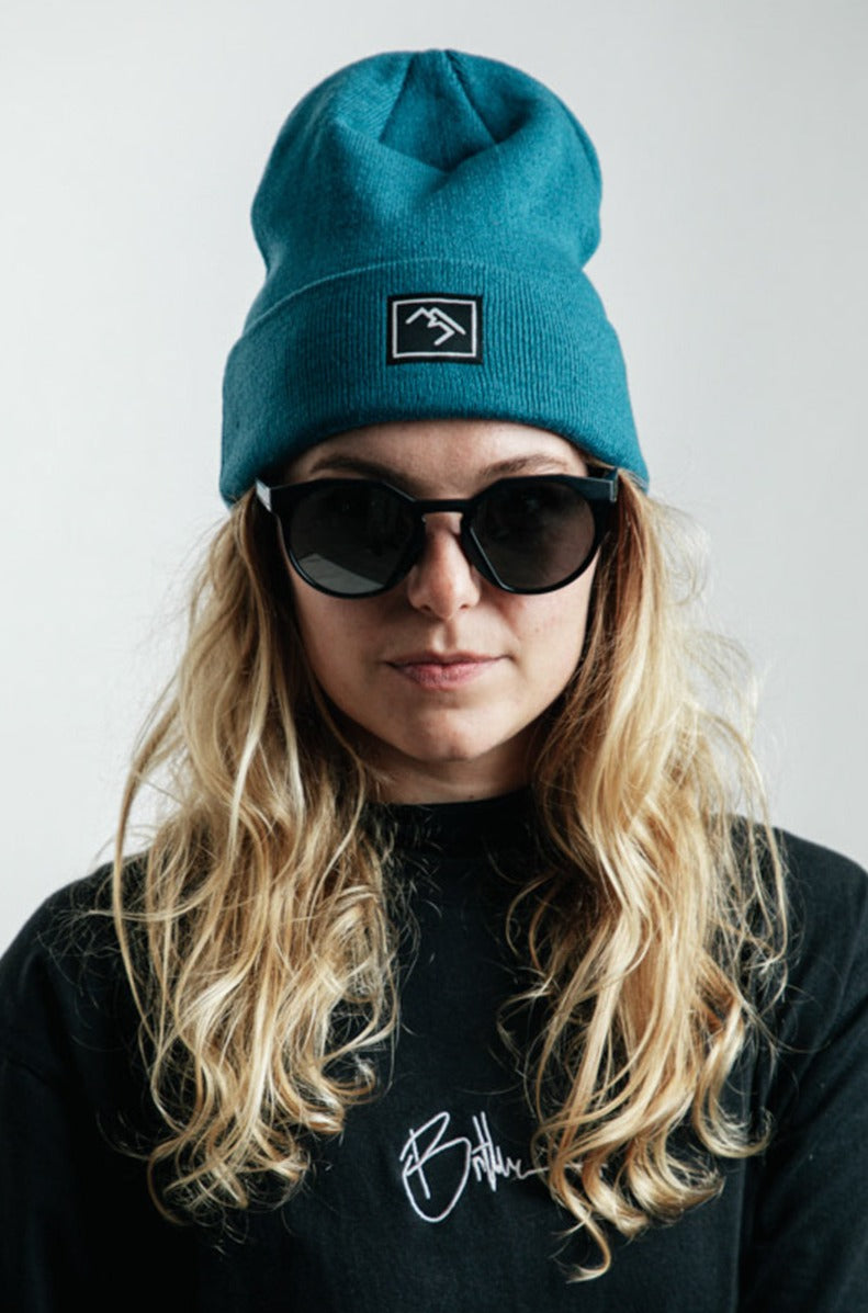 Marine Blue Snowboard Beanie