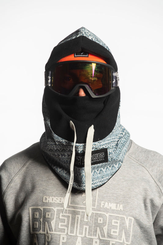snowboarding balaclava blue