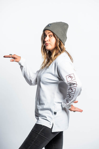 Brand Long sleeve - White - brethrenapparel