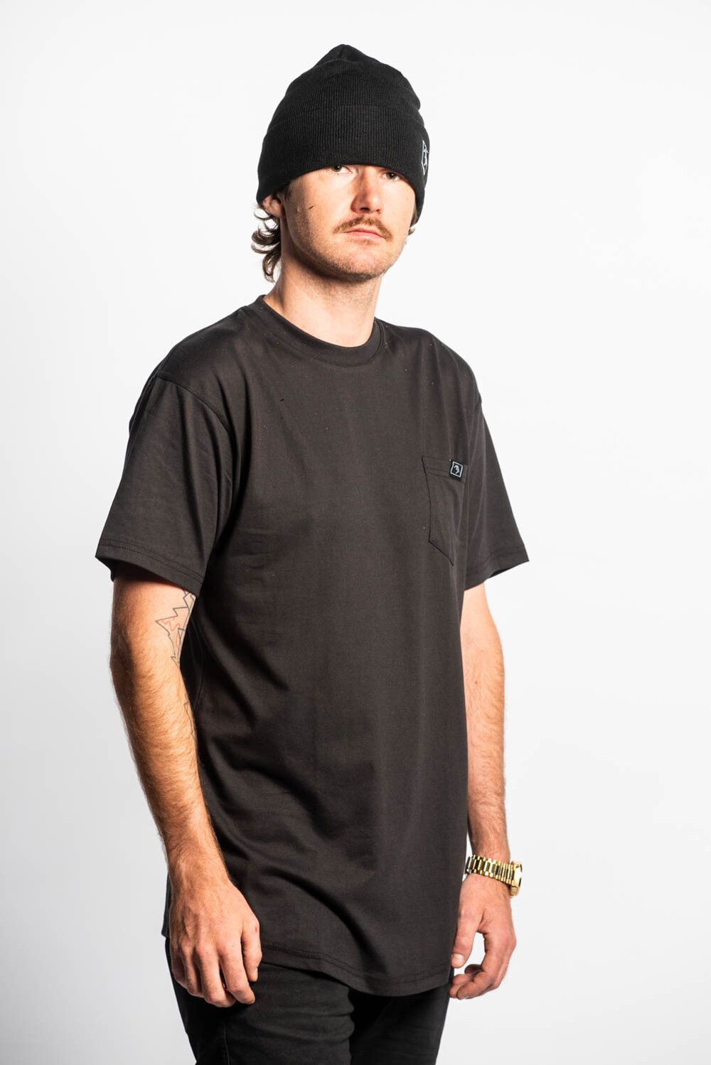 Pocket Tee - Black - brethrenapparel