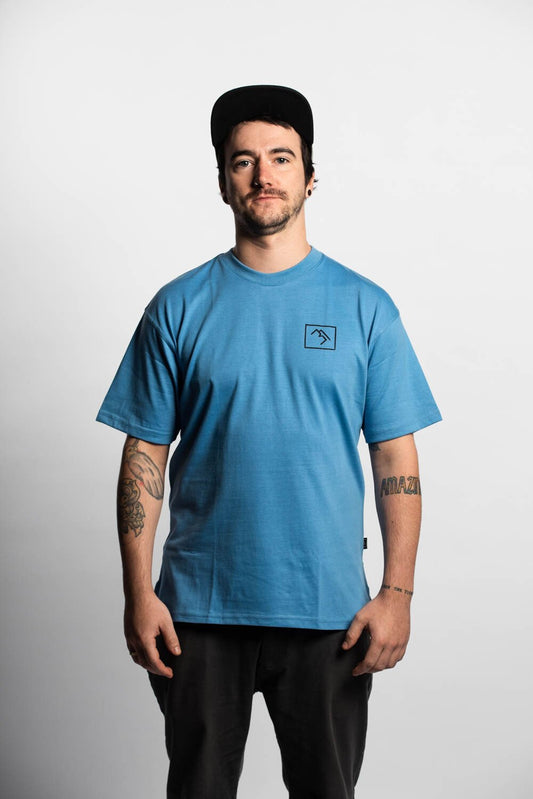 Stamp Tee - Sky Blue - brethrenapparel