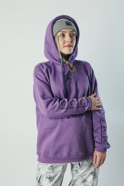 Stacked Hoodie - Purple